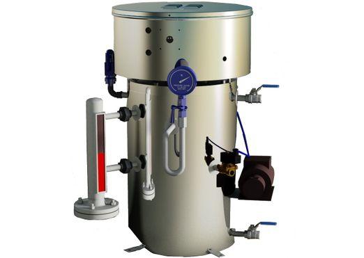 Electric steam generator Freigestelltes Bild eines Elektrodampferzeugers