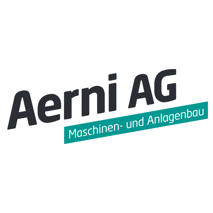 Grafik mit dem Logo der Aerni AG Maschinen- und Anlagenbau